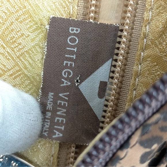 Authentic Bottega Veneta Hand Bag  Brown Nylon - Picture 7 of 10